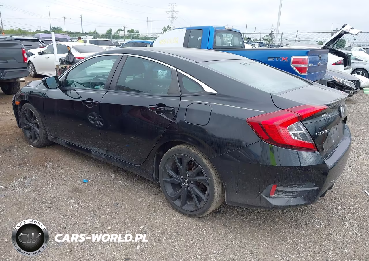 2019 Honda Civic Sport VIN:2HGFC2F82KH514667 - 3