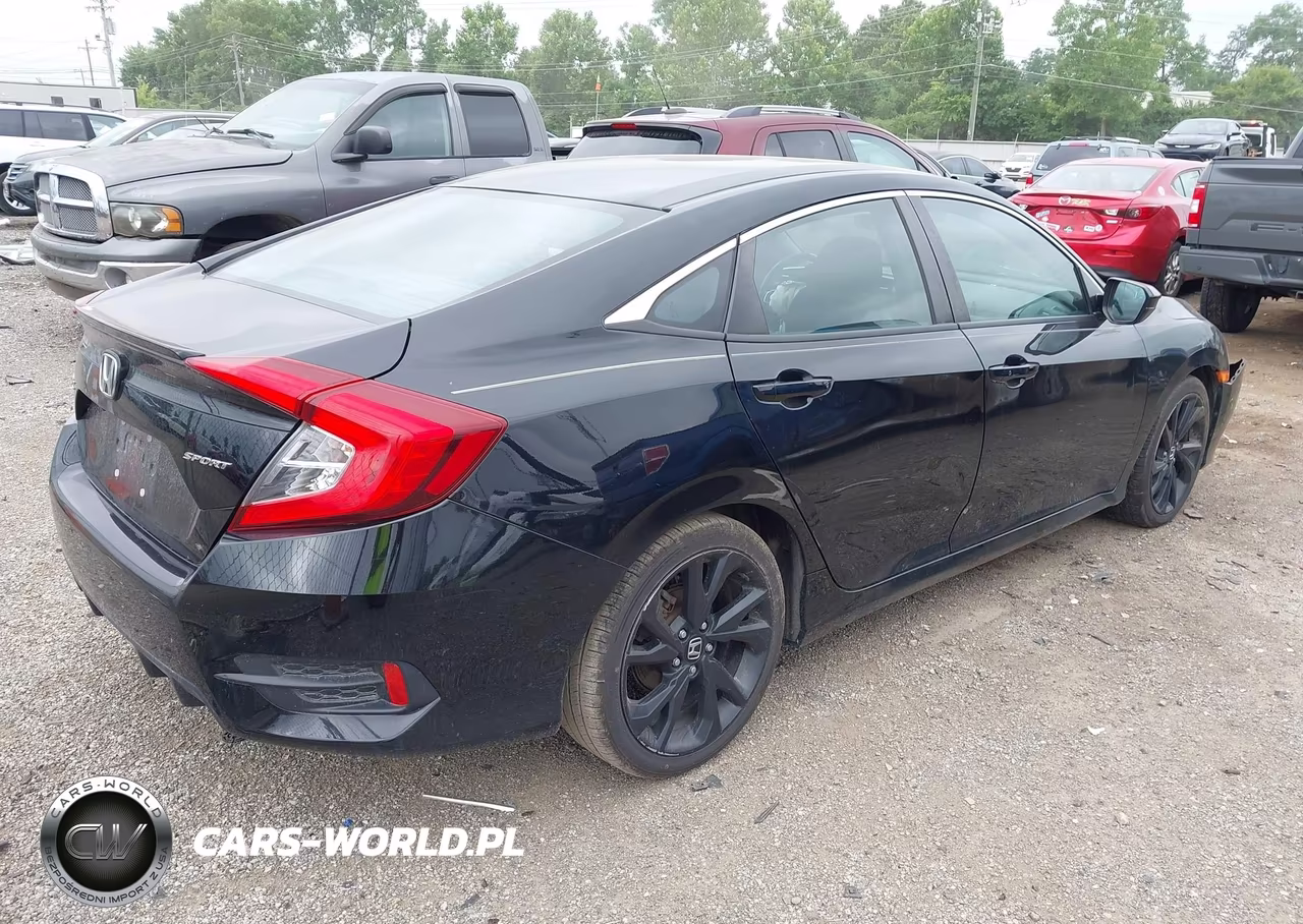 2019 Honda Civic Sport VIN:2HGFC2F82KH514667 - 4