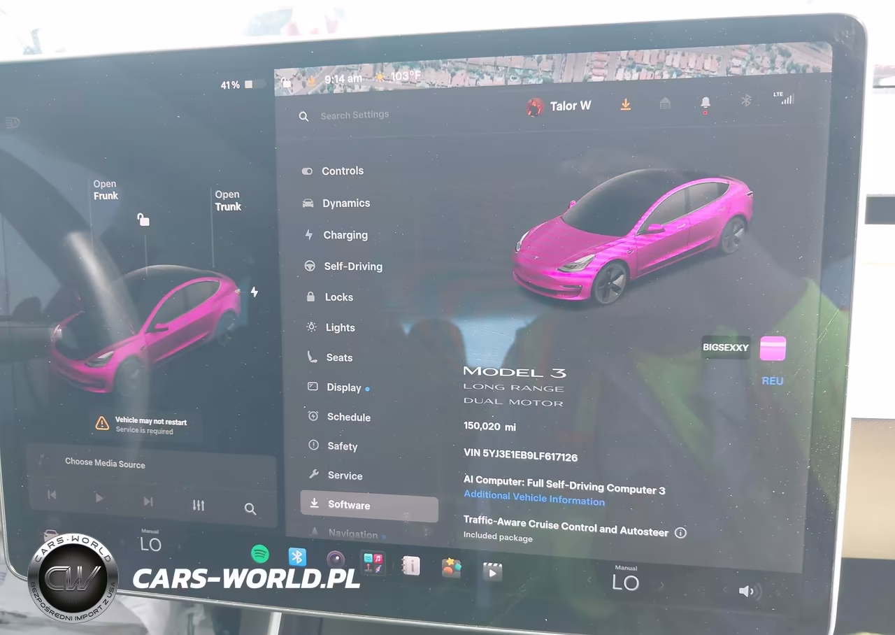 2020 Tesla Model 3 Long Range Dual Motor All-Wheel Drive VIN:5YJ3E1EB9LF617126 - 7