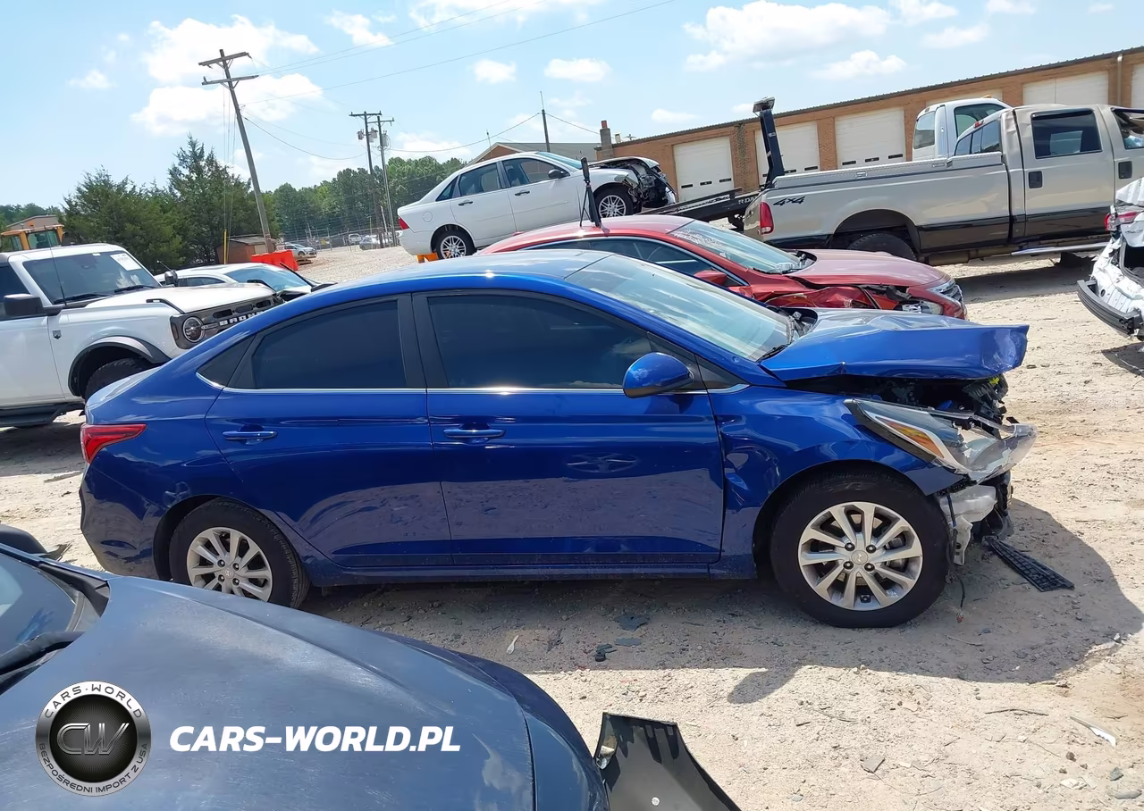 2022 Hyundai Accent Sel VIN:3KPC24A6XNE187442 - 13
