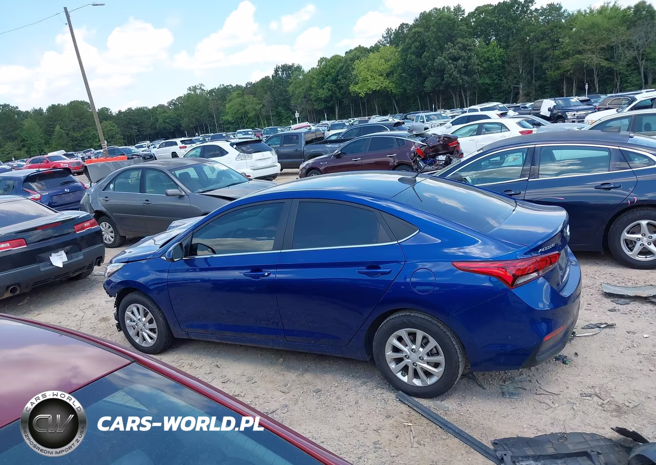 2022 Hyundai Accent Sel VIN:3KPC24A6XNE187442 - 14