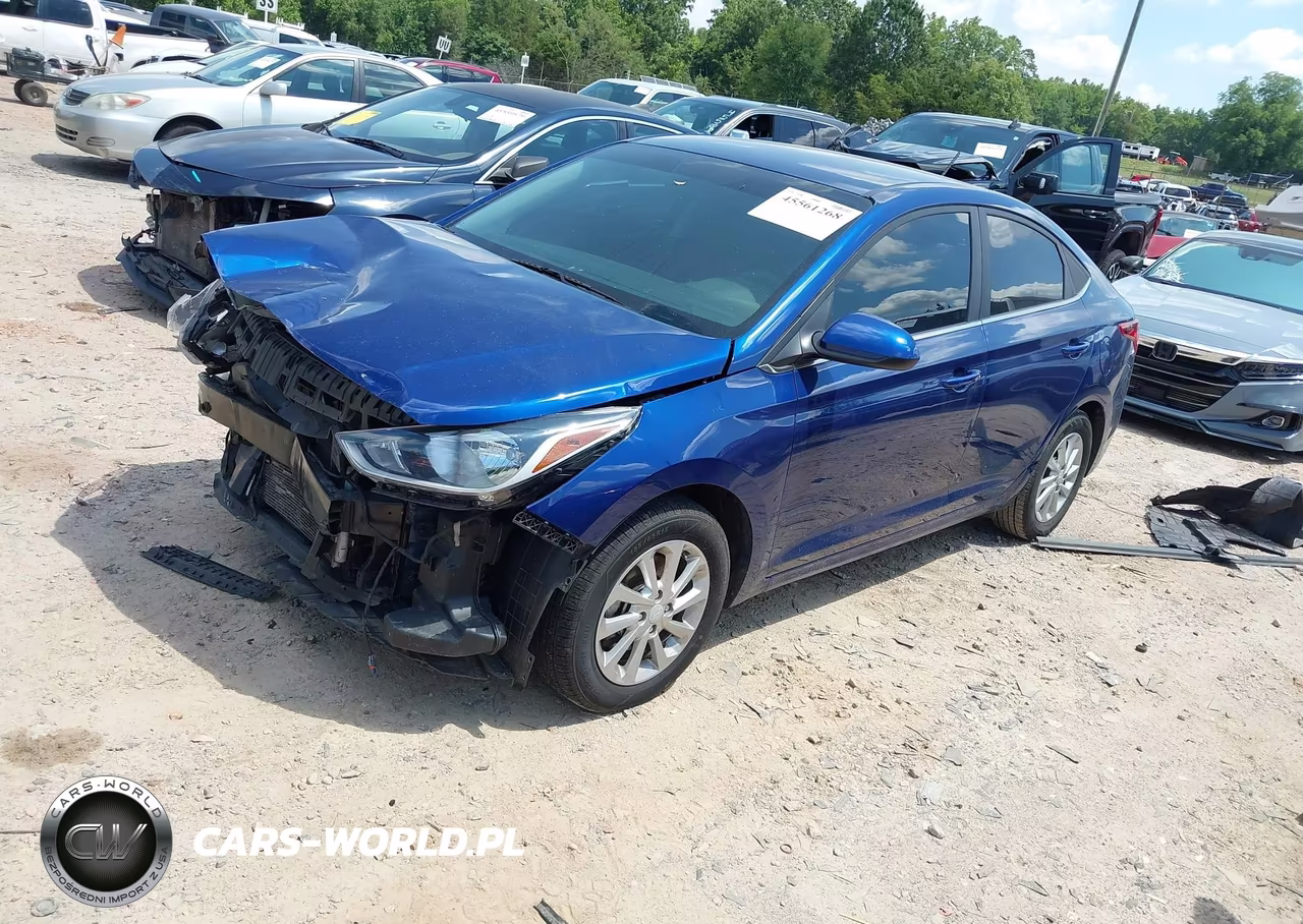 2022 Hyundai Accent Sel VIN:3KPC24A6XNE187442 - 2