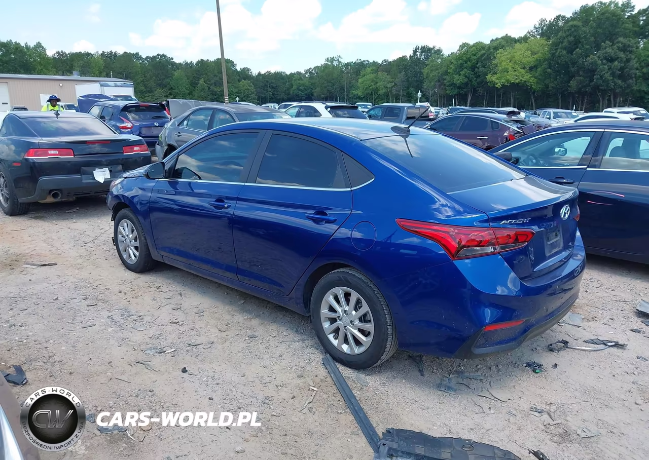 2022 Hyundai Accent Sel VIN:3KPC24A6XNE187442 - 3