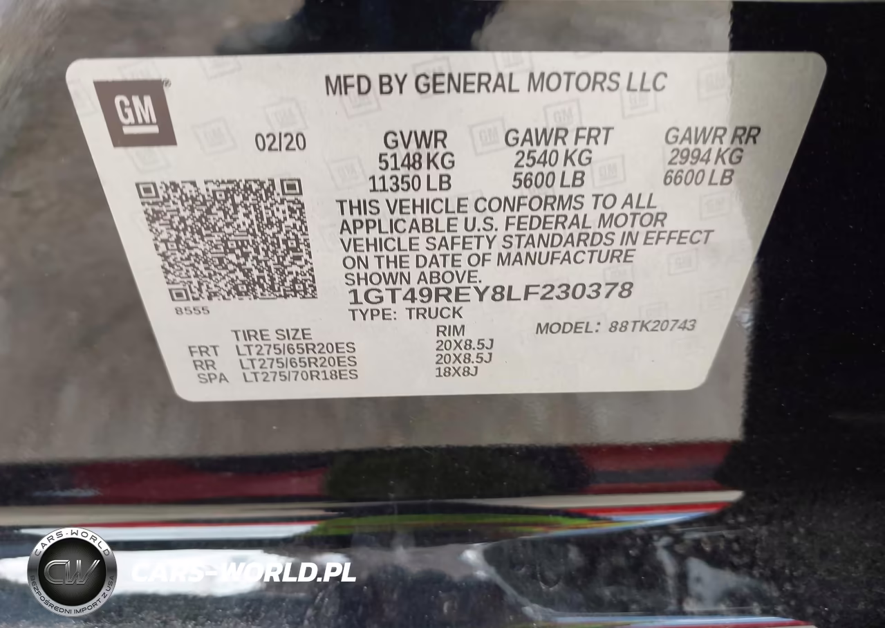 2020 GMC Sierra 2500Hd 4Wd Standard Bed Denali VIN:1GT49REY8LF230378 - 9