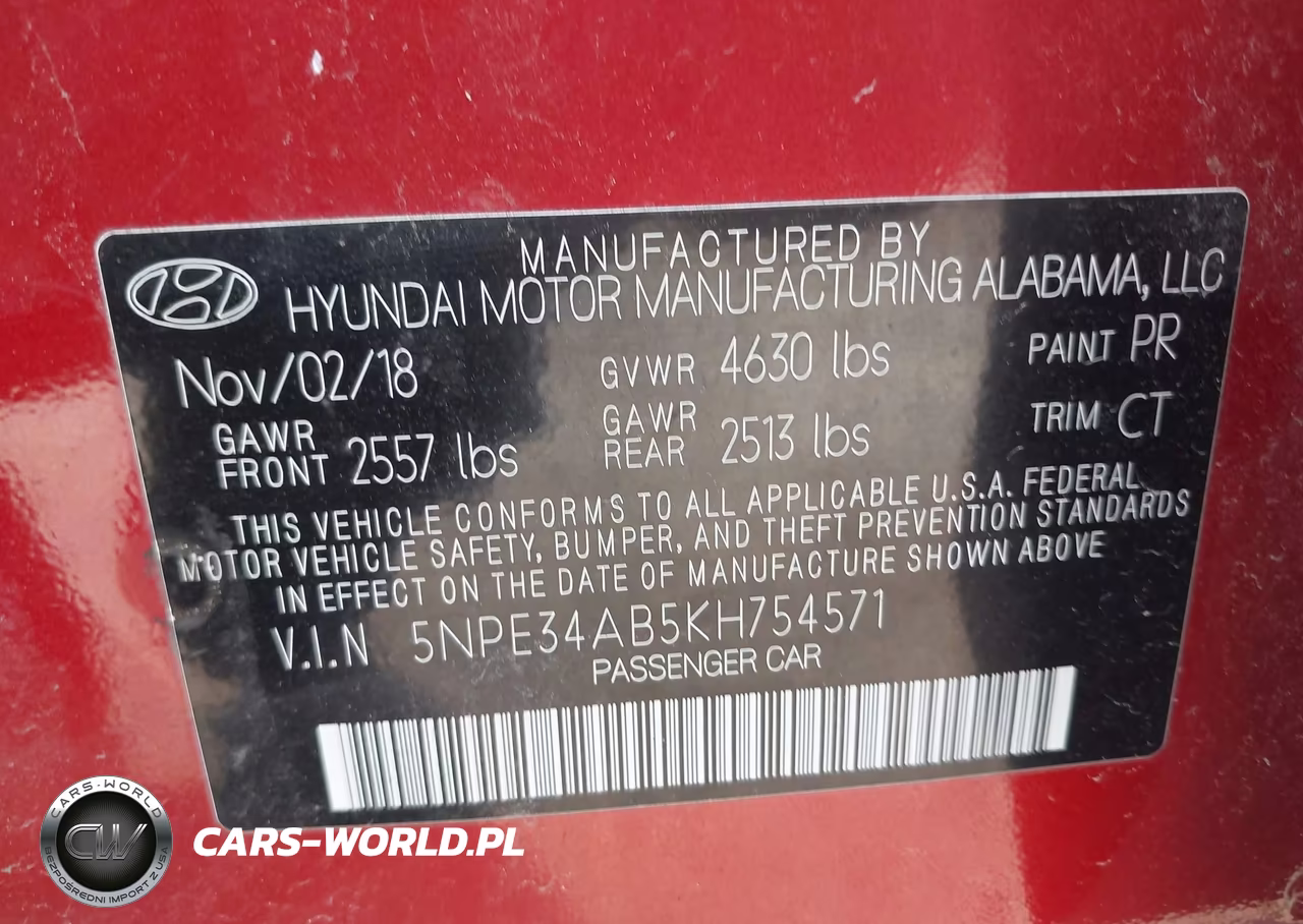 2019 Hyundai Sonata Limited 2.0T VIN:5NPE34AB5KH754571 - 9