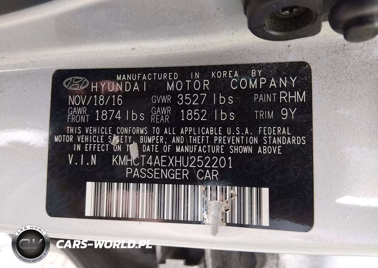 2017 Hyundai Accent Se VIN:KMHCT4AEXHU252201 - 9