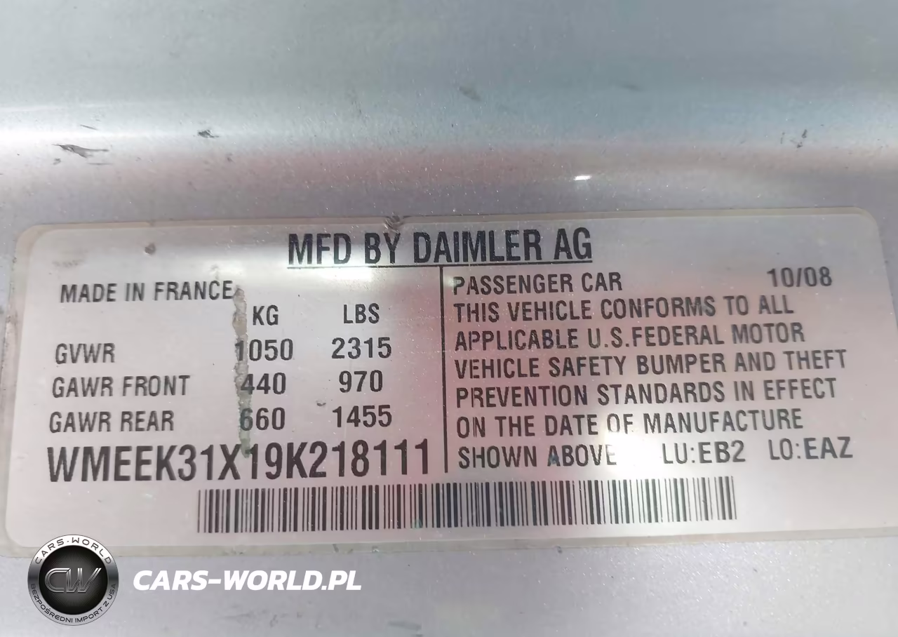2009 Smart Fortwo Brabus-Passion VIN:WMEEK31X19K218111 - 9