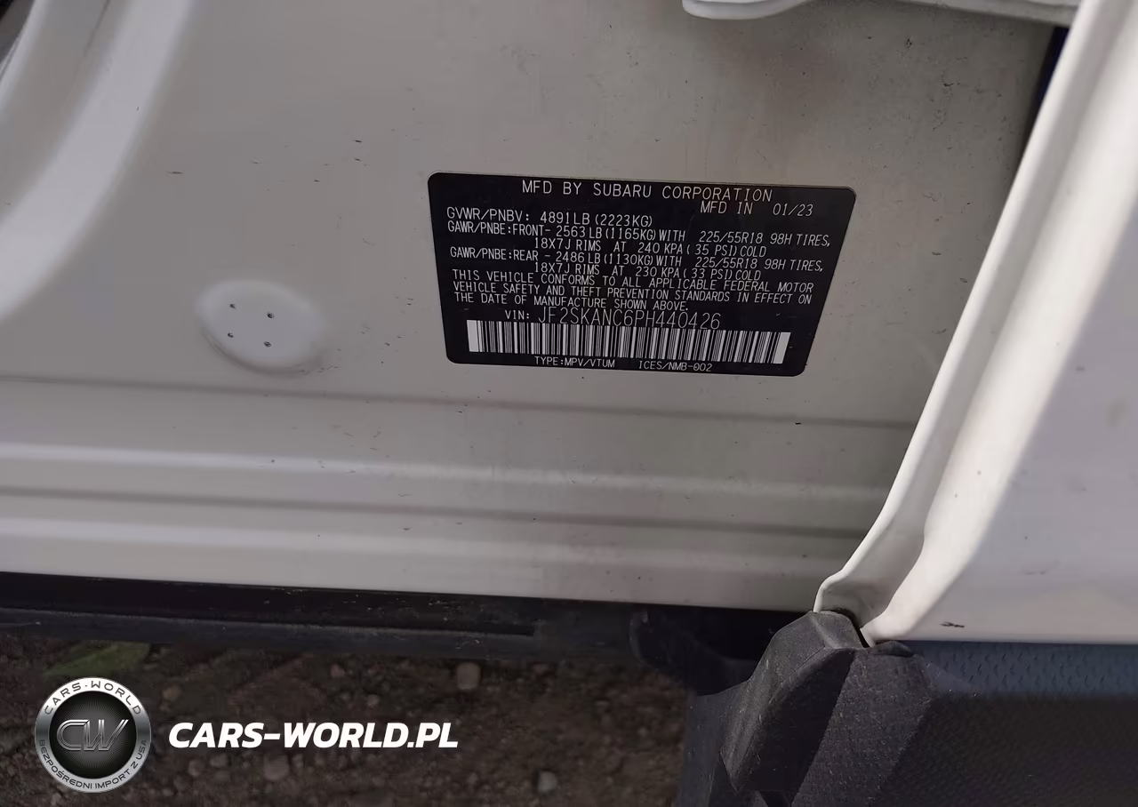 2023 Subaru Forester Limited VIN:JF2SKANC6PH440426 - 9