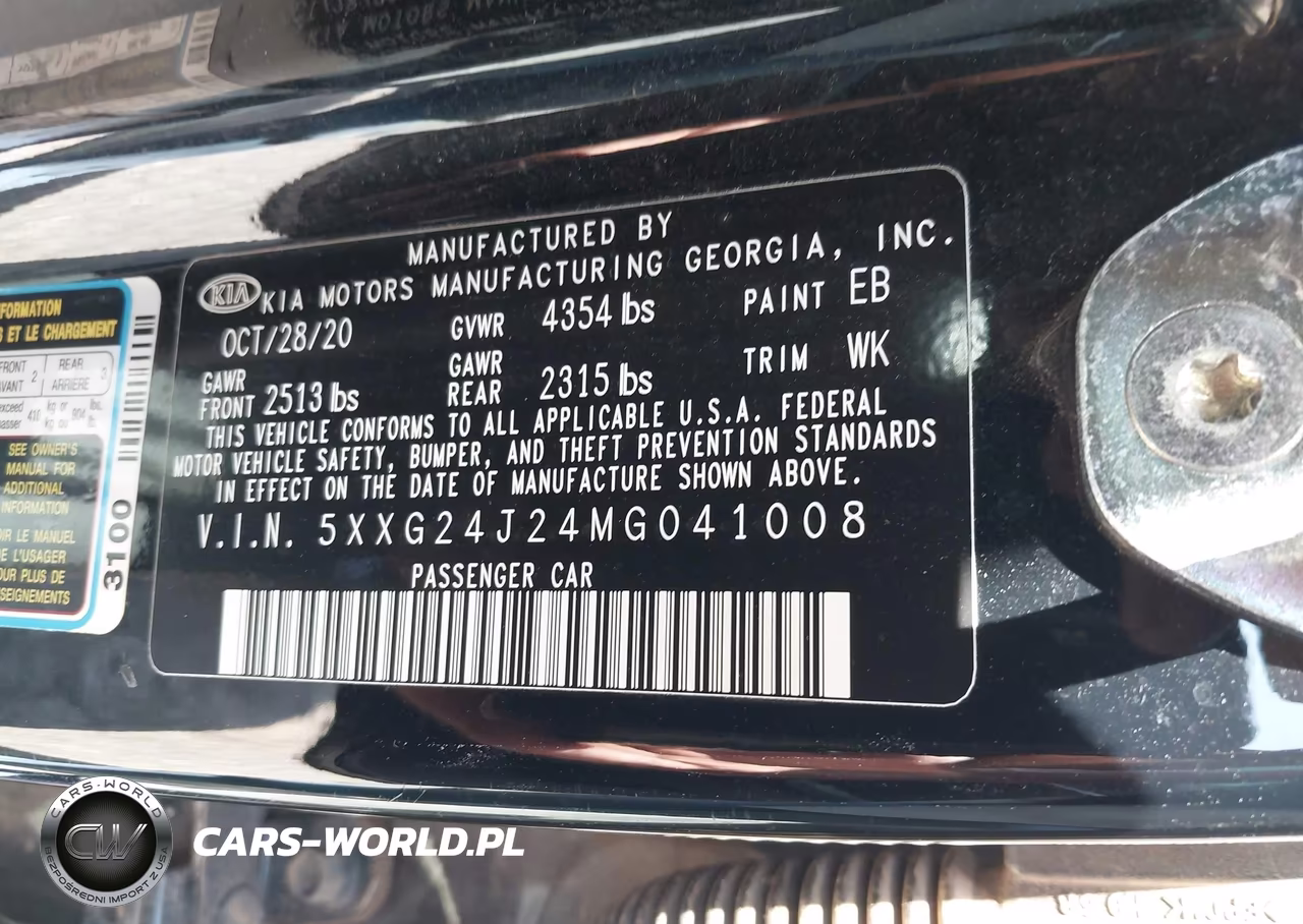 2021 Kia K5 Lx VIN:5XXG24J24MG041008 - 9