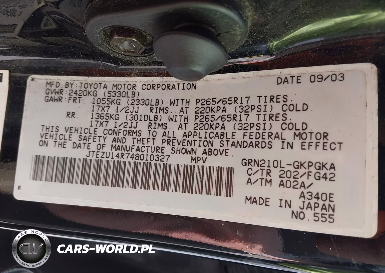 2004 Toyota 4Runner Sr5 V6 VIN:JTEZU14R748010327 - 9