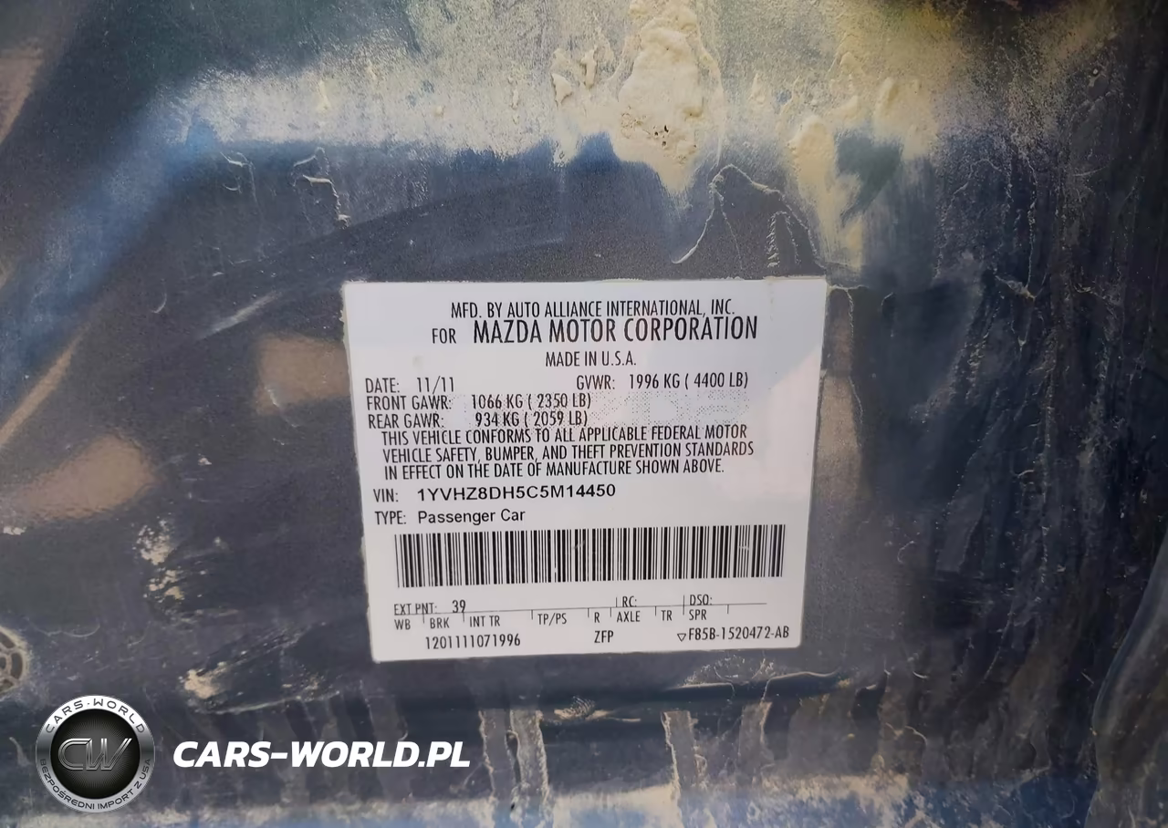 2012 Mazda Mazda6 I Touring VIN:1YVHZ8DH5C5M14450 - 9