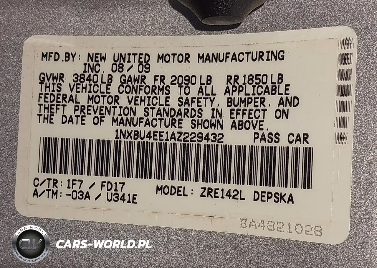 2010 Toyota Corolla S VIN:1NXBU4EE1AZ229432 - 9