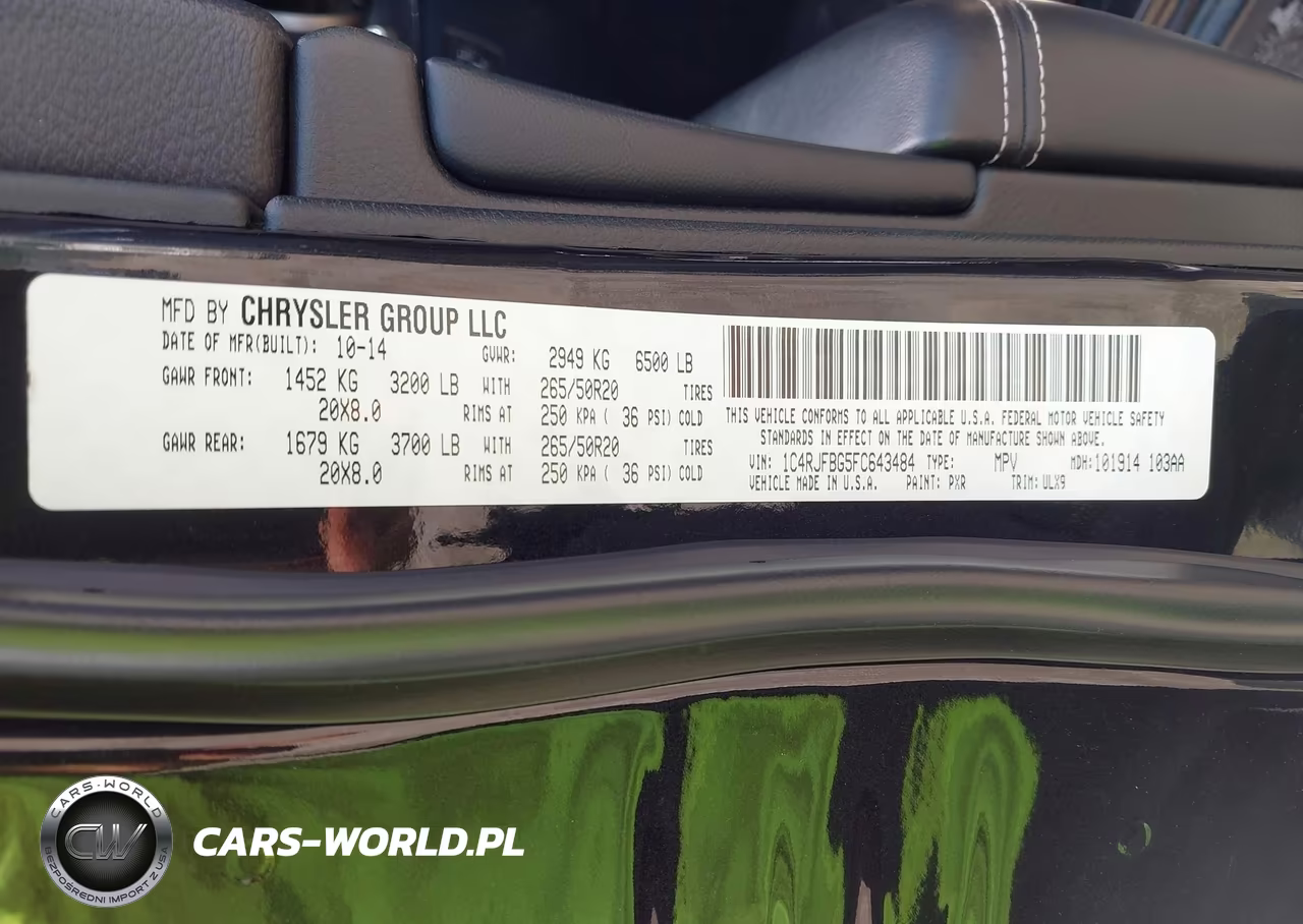 2015 Jeep Grand Cherokee Limited VIN:1C4RJFBG5FC643484 - 9