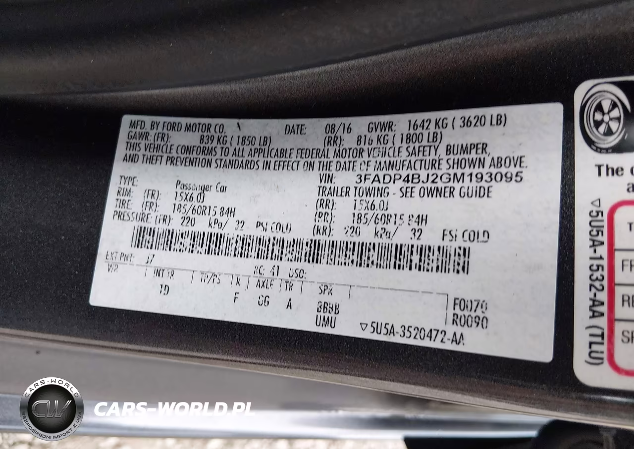 2016 Ford Fiesta Se VIN:3FADP4BJ2GM193095 - 9