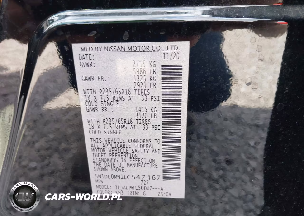 2020 Infiniti Qx60 Pure VIN:5N1DL0MN1LC547467 - 9