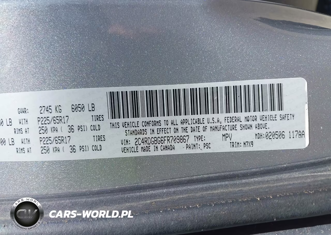 2015 Dodge Grand Caravan Se Plus VIN:2C4RDGBG6FR709867 - 9