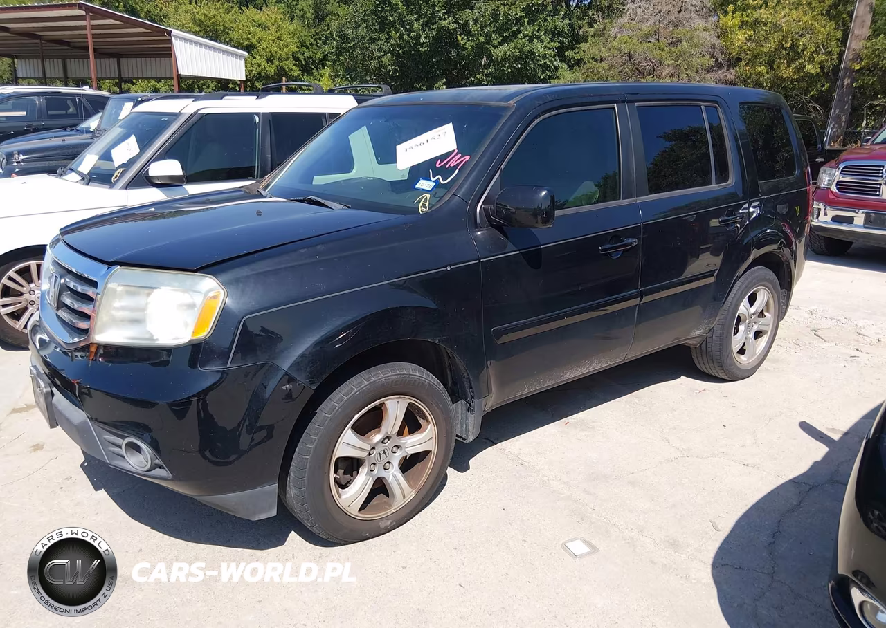 2013 Honda Pilot Ex-L VIN:5FNYF3H5XDB007645 - 2