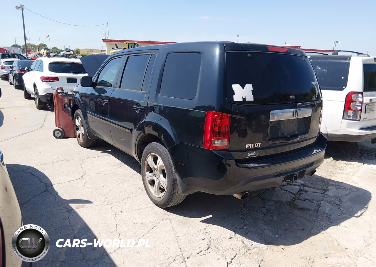 2013 Honda Pilot Ex-L VIN:5FNYF3H5XDB007645 - 3