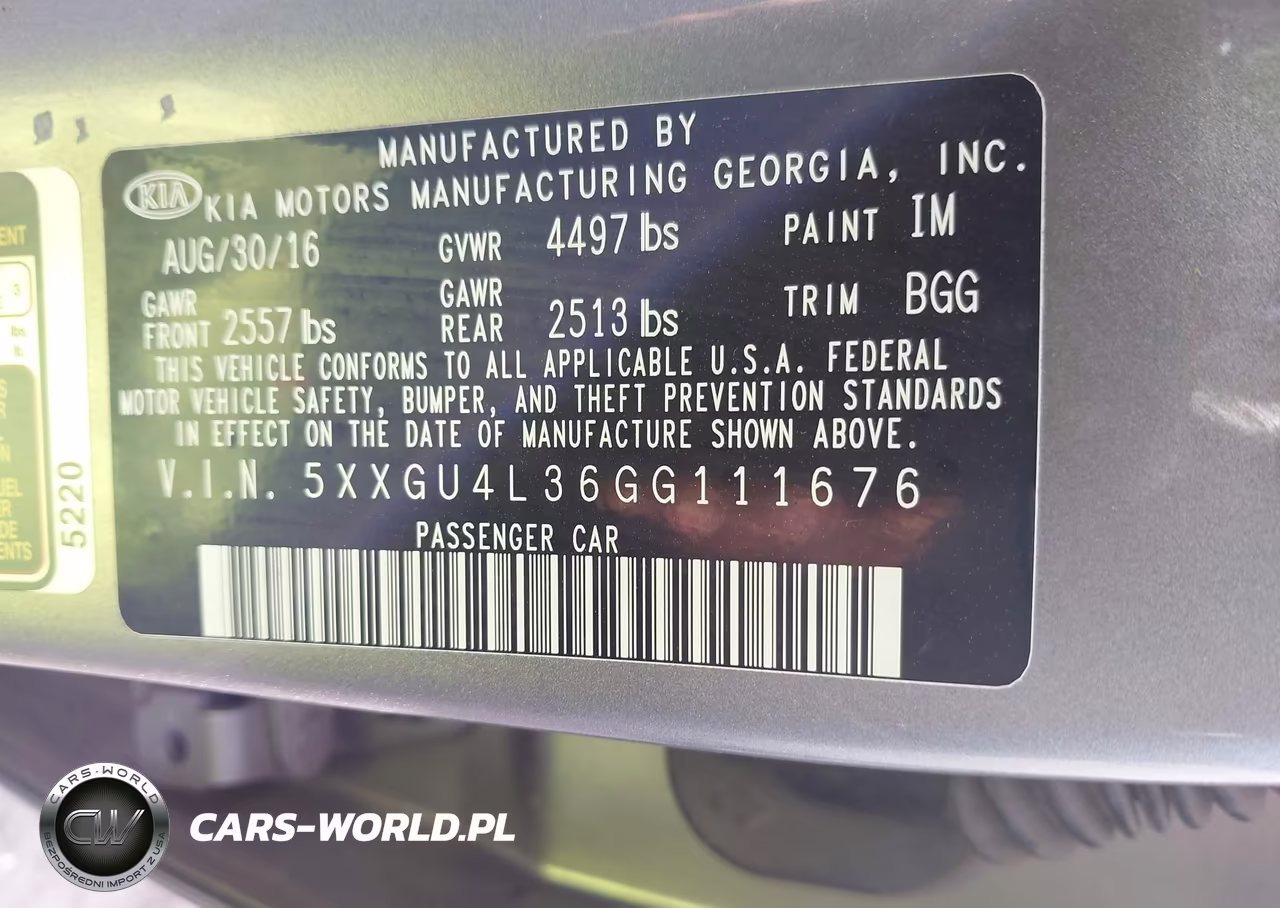 2016 Kia Optima Ex VIN:5XXGU4L36GG111676 - 9