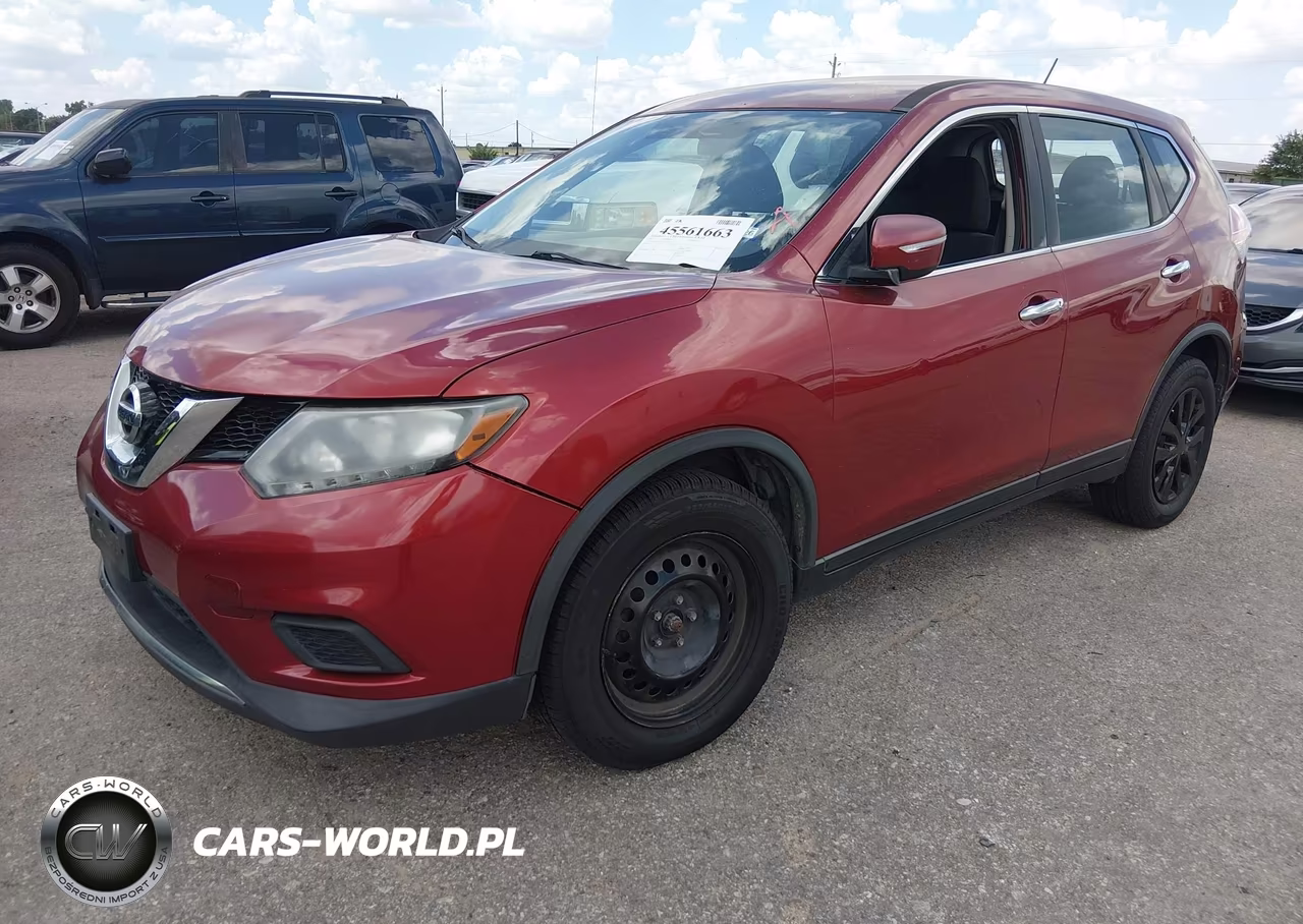 2015 Nissan Rogue S VIN:KNMAT2MT9FP574138 - 2