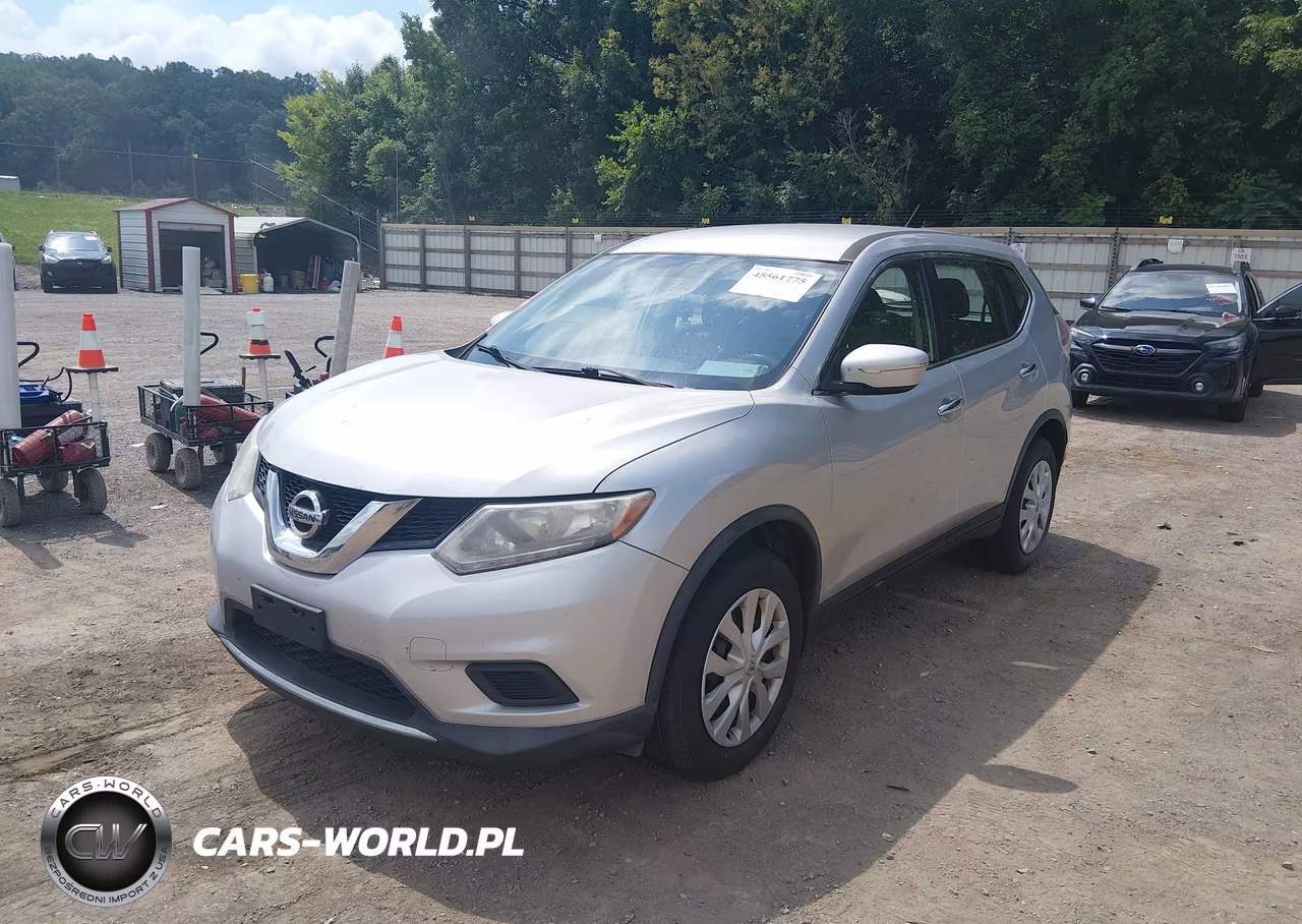 2015 Nissan Rogue S VIN:KNMAT2MVXFP515097 - 2