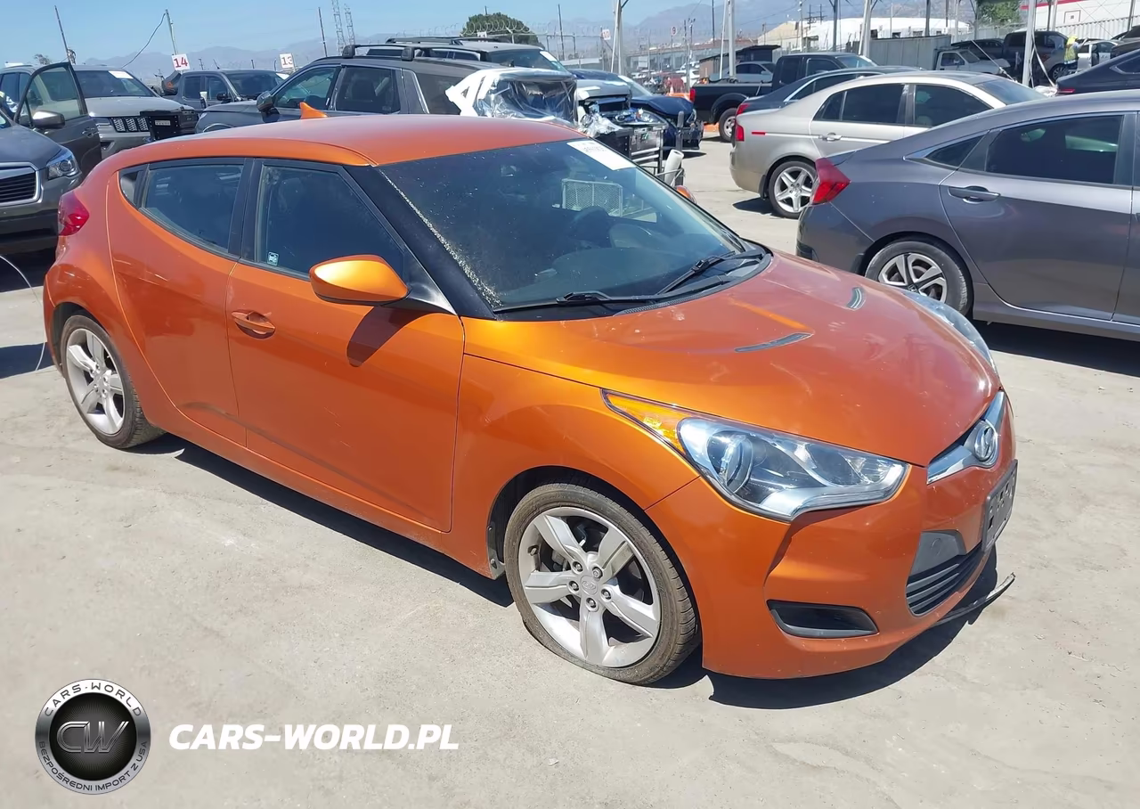 2012 Hyundai Veloster Base W-Black VIN:KMHTC6AD1CU029010 - 1