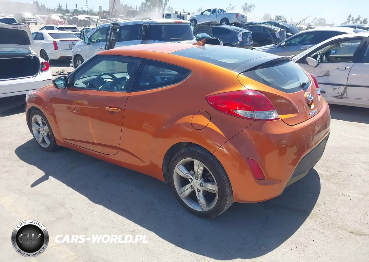 2012 Hyundai Veloster Base W-Black VIN:KMHTC6AD1CU029010 - 3