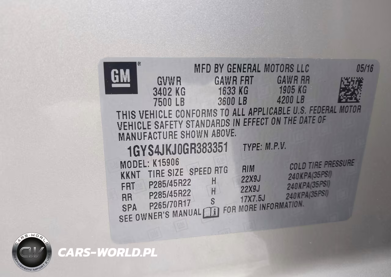 2016 Cadillac Escalade Esv Premium Collection VIN:1GYS4JKJ0GR383351 - 9