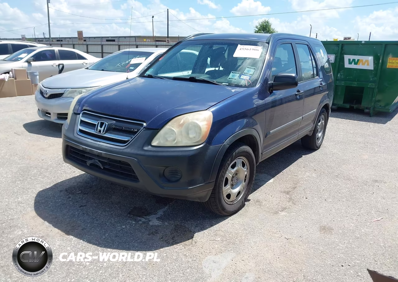 2005 Honda Cr-V Lx VIN:SHSRD68535U307260 - 2