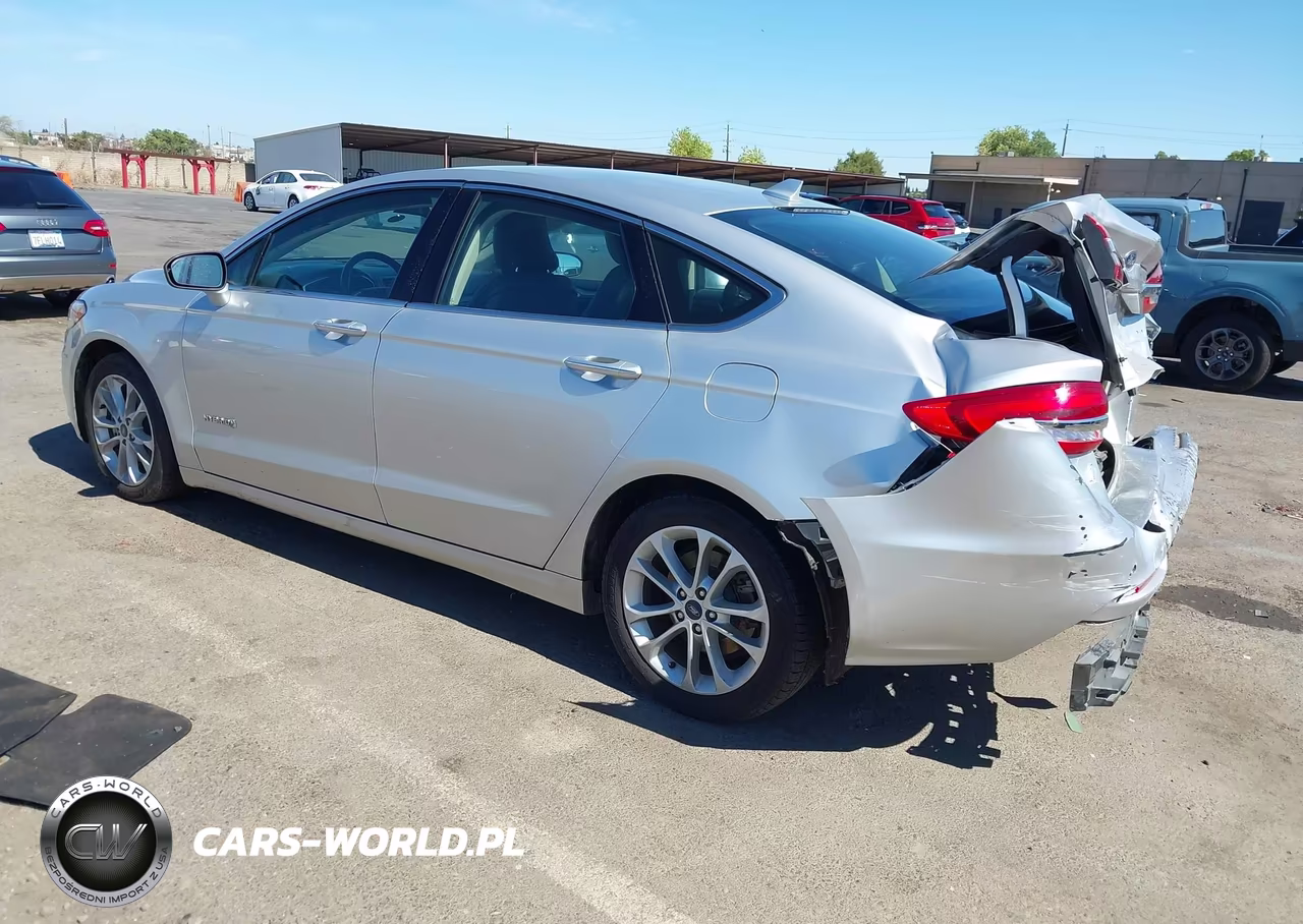 2019 Ford Fusion Hybrid Sel VIN:3FA6P0MU9KR209068 - 3