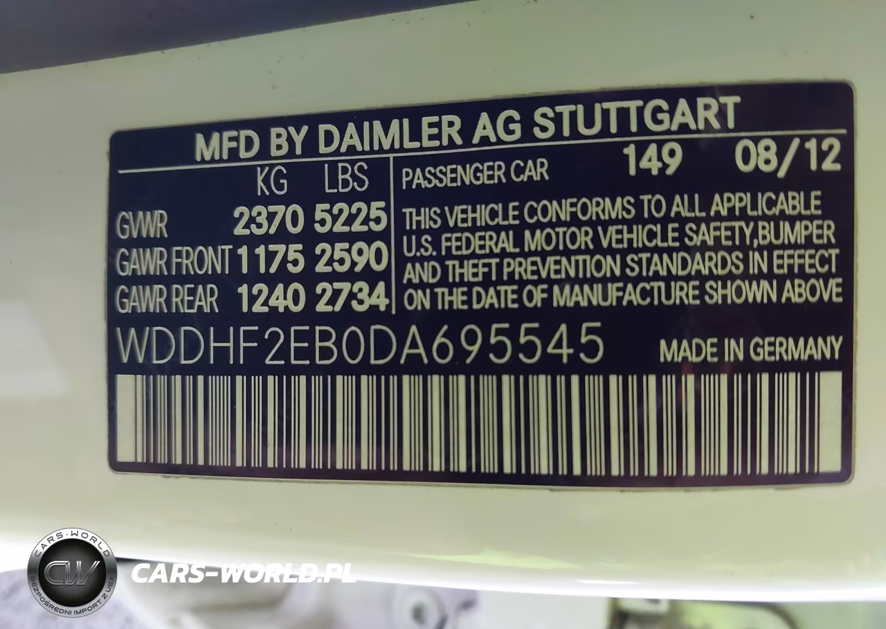 2013 Mercedes-Benz E 350 Bluetec VIN:WDDHF2EB0DA695545 - 9