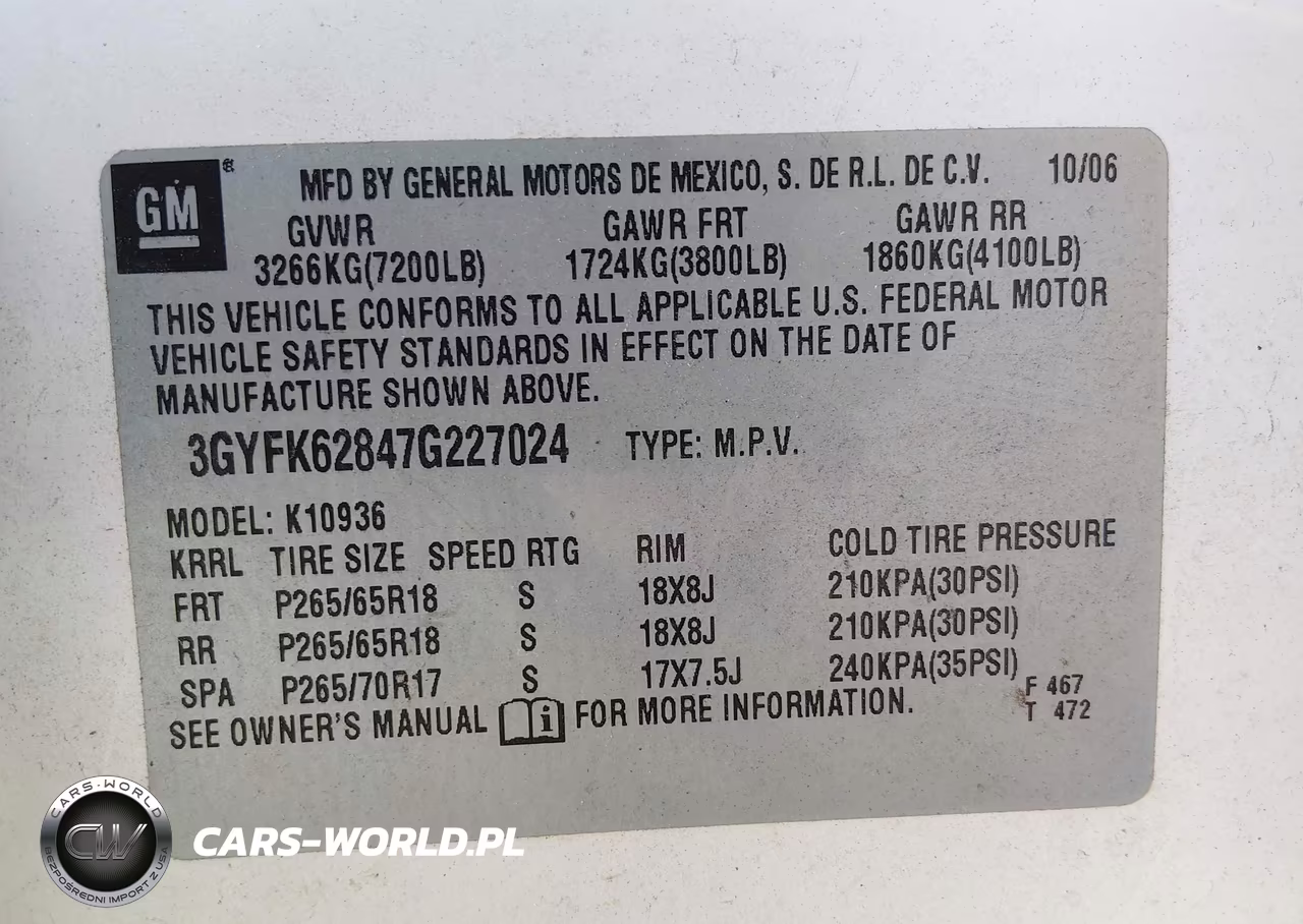 2007 Cadillac Escalade Ext VIN:3GYFK62847G227024 - 9
