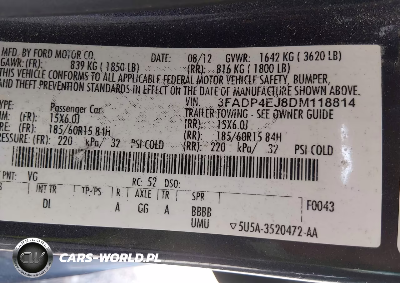 2013 Ford Fiesta Se VIN:3FADP4EJ8DM118814 - 9
