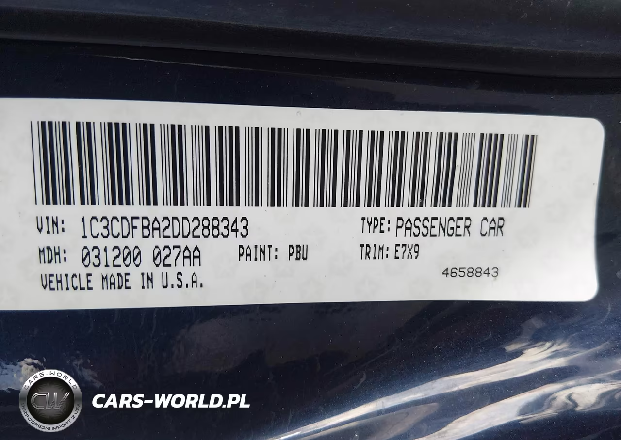 2013 Dodge Dart Sxt VIN:1C3CDFBA2DD288343 - 9