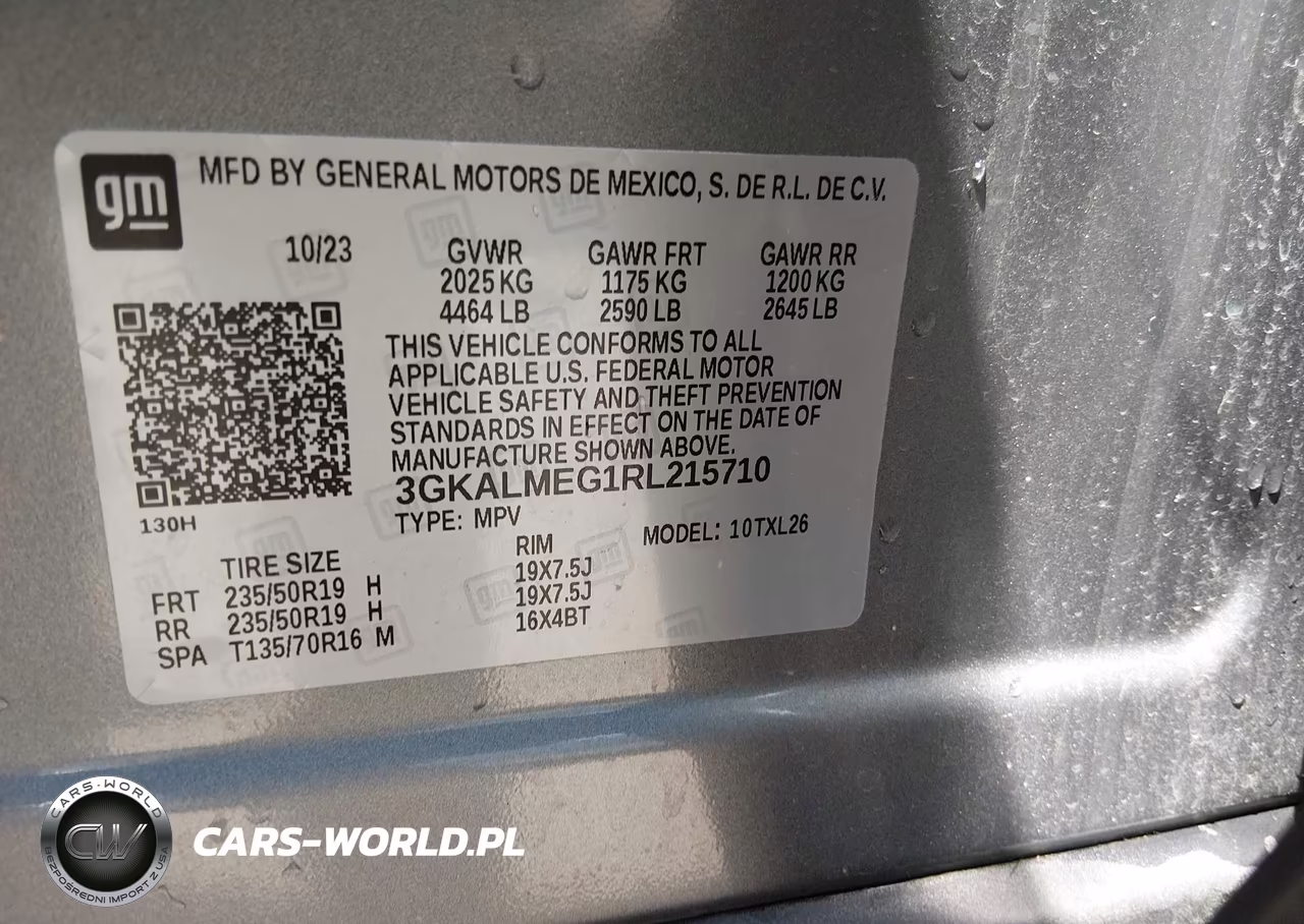 2024 GMC Terrain Fwd Sle VIN:3GKALMEG1RL215710 - 9