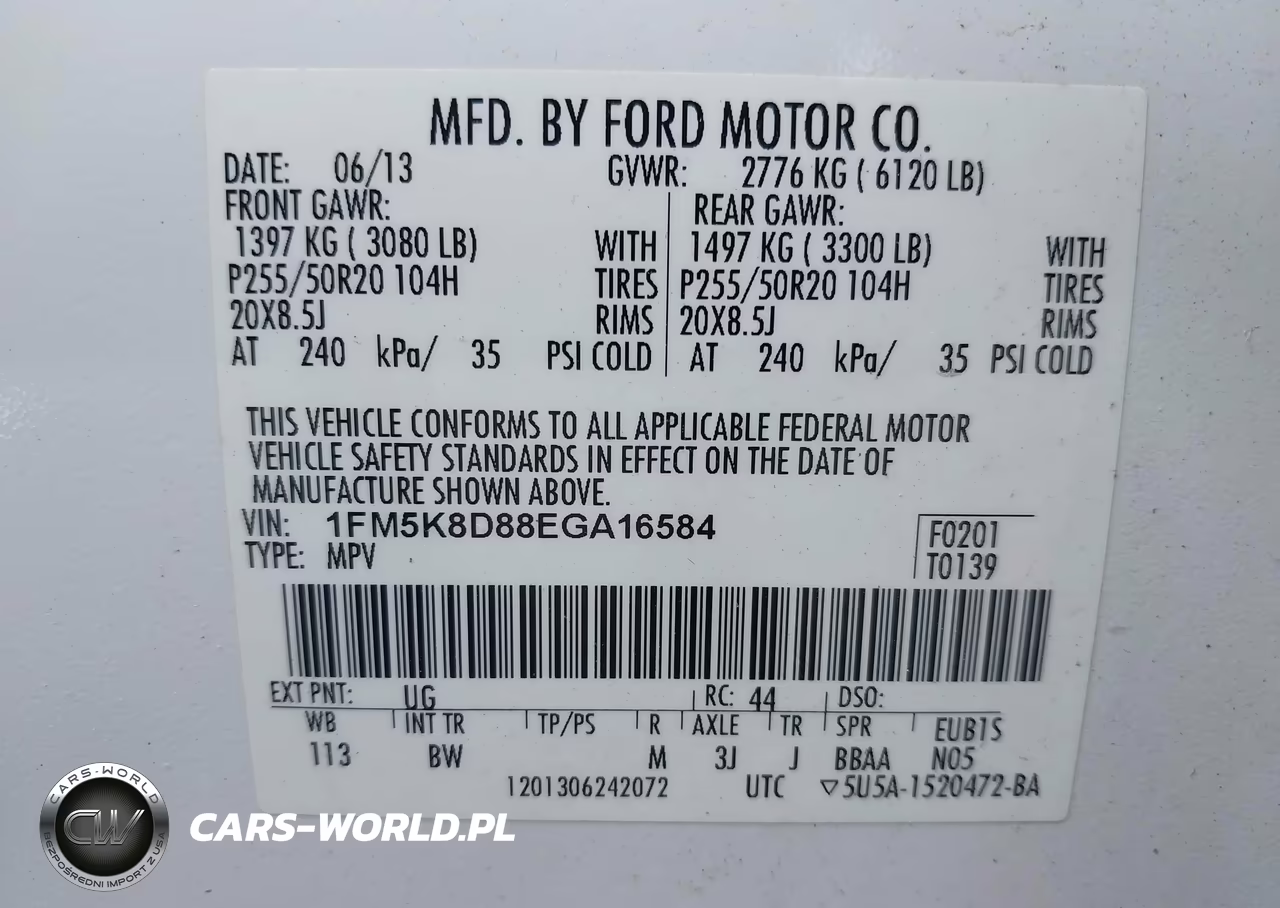 2014 Ford Explorer Xlt VIN:1FM5K8D88EGA16584 - 9