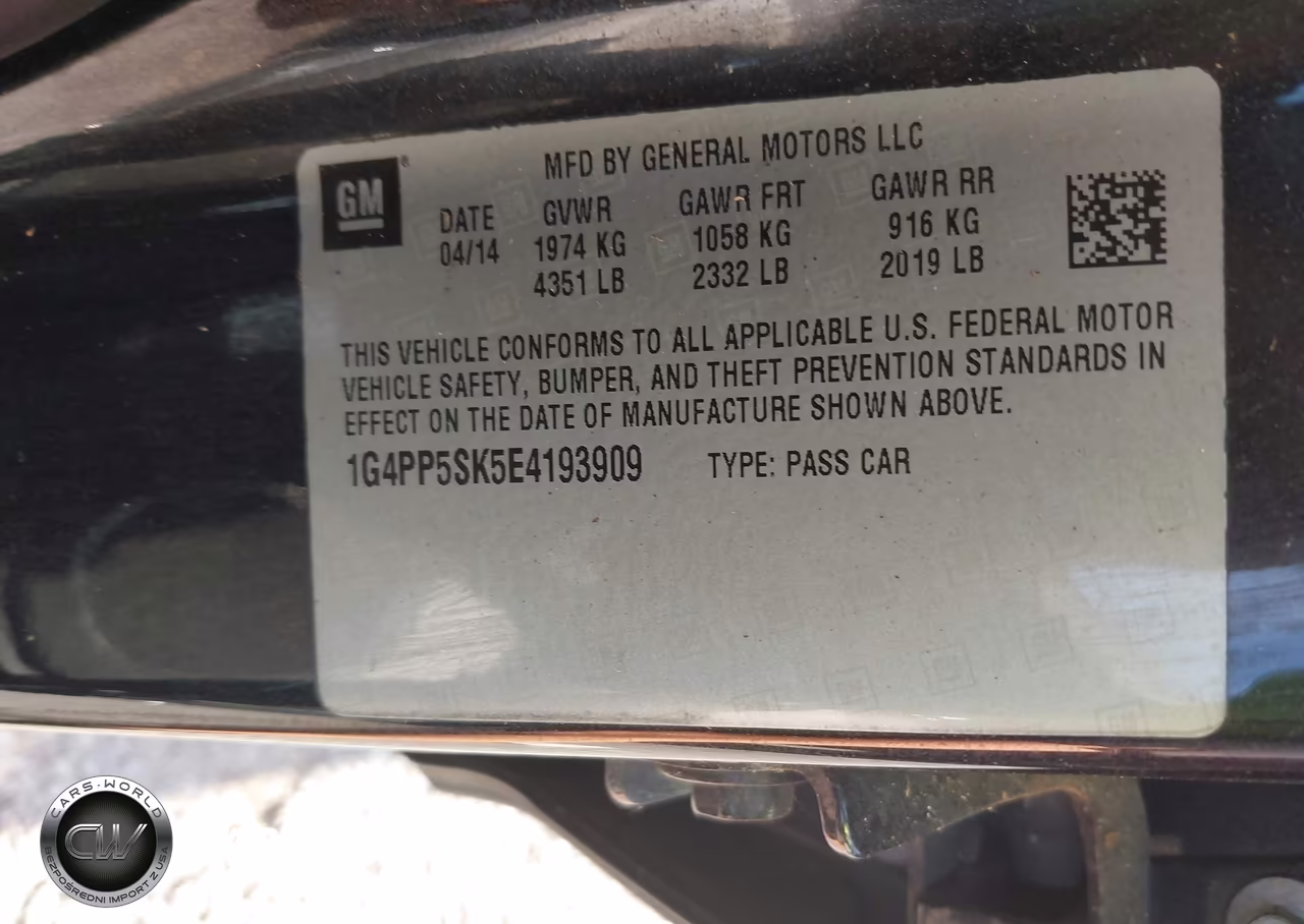 2014 Buick Verano VIN:1G4PP5SK5E4193909 - 9