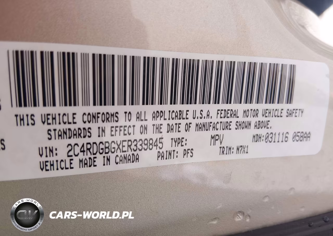 2014 Dodge Grand Caravan Se 30Th Anniversary VIN:2C4RDGBGXER339845 - 9