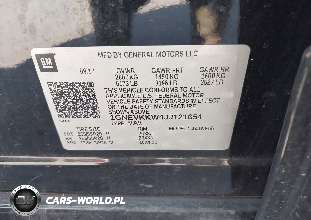 2018 Chevrolet Traverse High Country VIN:1GNEVKKW4JJ121654 - 9
