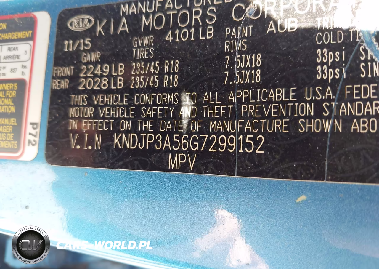 2016 Kia Soul + VIN:KNDJP3A56G7299152 - 9