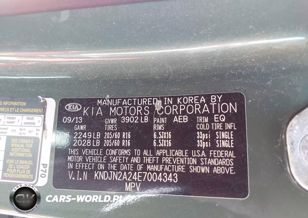 2014 Kia Soul VIN:KNDJN2A24E7004343 - 9