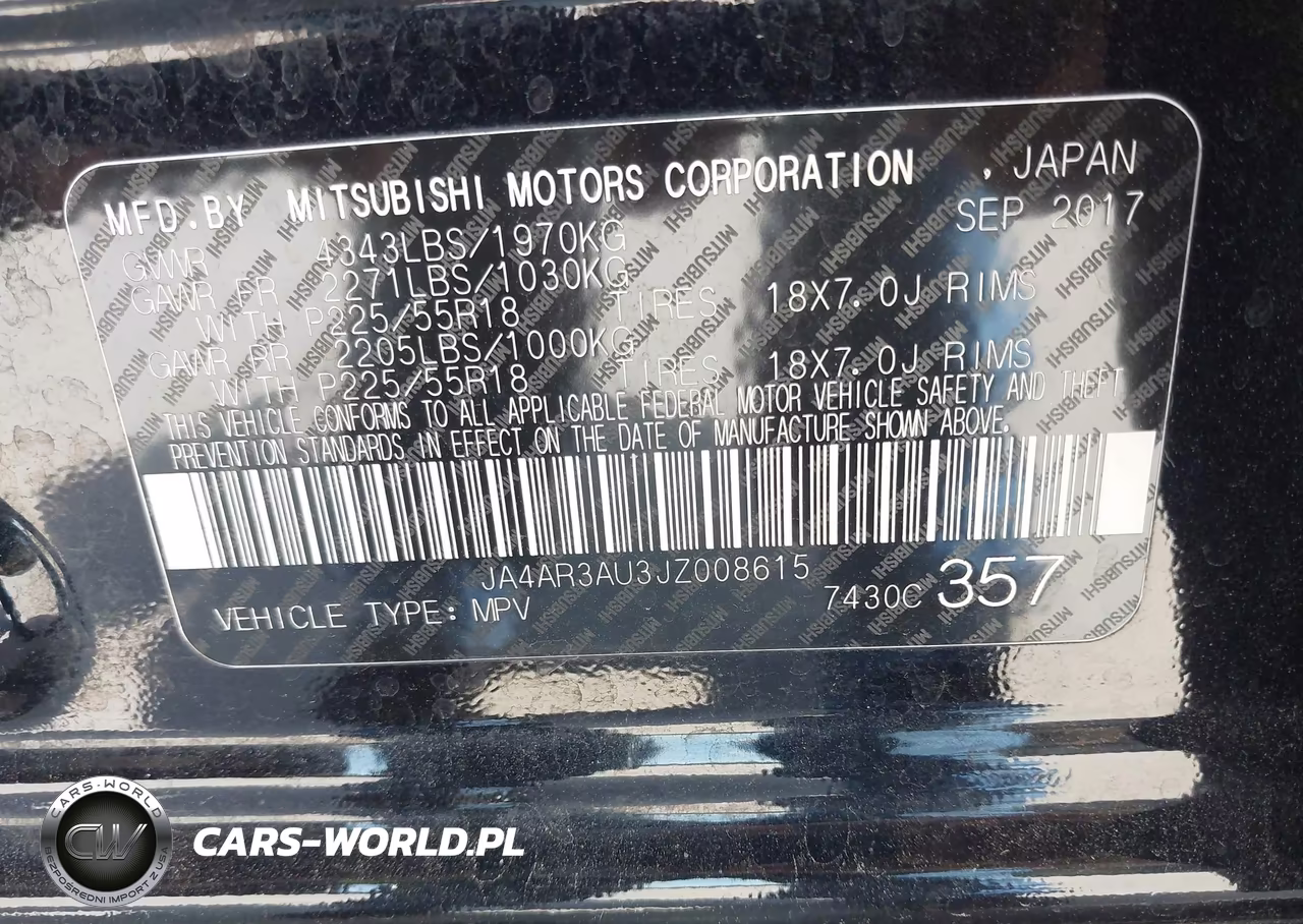 2018 Mitsubishi Outlander Sport 2.0 Es VIN:JA4AR3AU3JZ008615 - 9