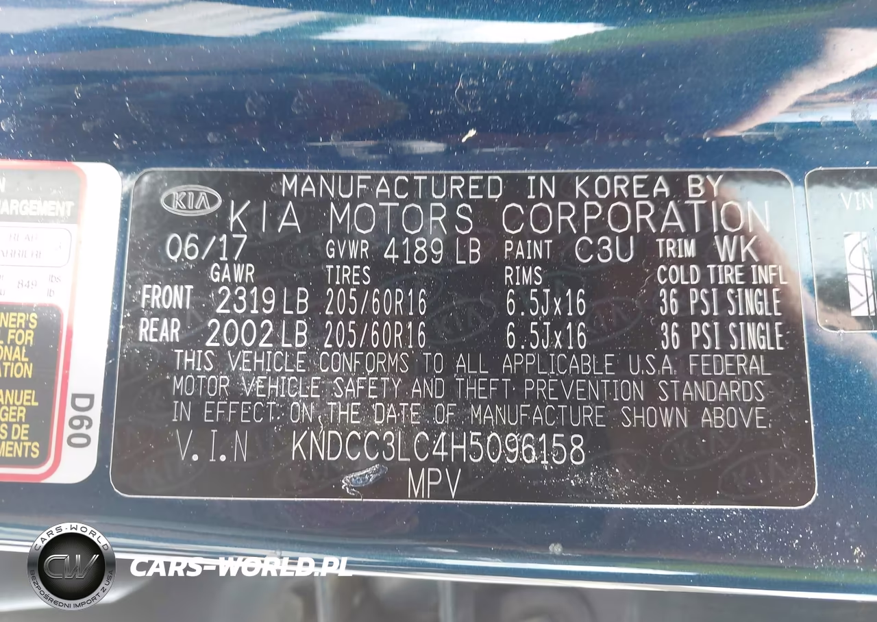 2017 Kia Niro Ex VIN:KNDCC3LC4H5096158 - 9