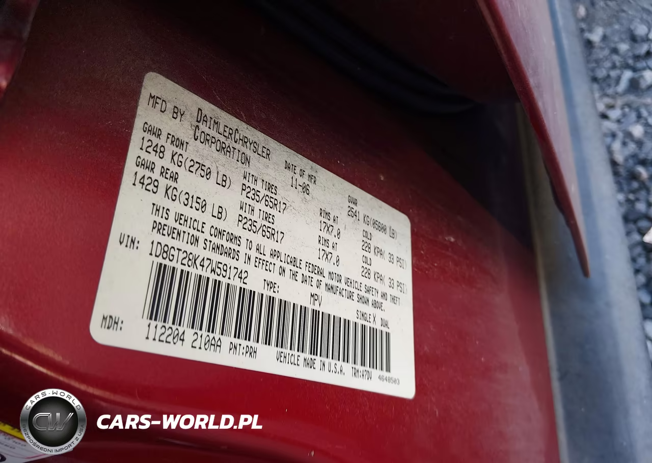 2007 Dodge Nitro Sxt VIN:1D8GT28K47W591742 - 9