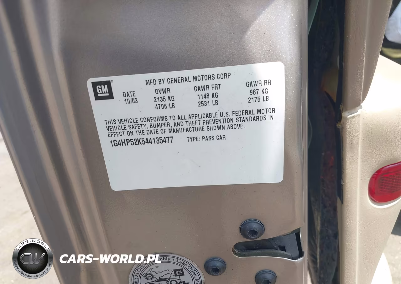 2004 Buick Lesabre Custom VIN:1G4HP52K544135477 - 9