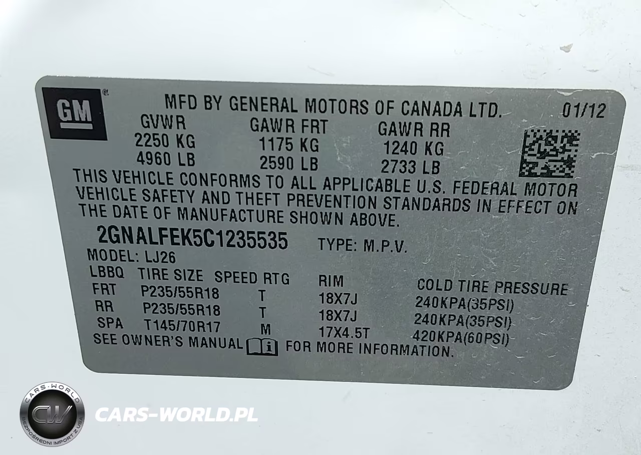 2012 Chevrolet Equinox Ltz VIN:2GNALFEK5C1235535 - 9