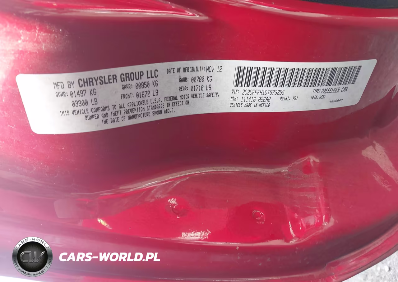 2013 Fiat 500 Abarth VIN:3C3CFFFH1DT573255 - 9