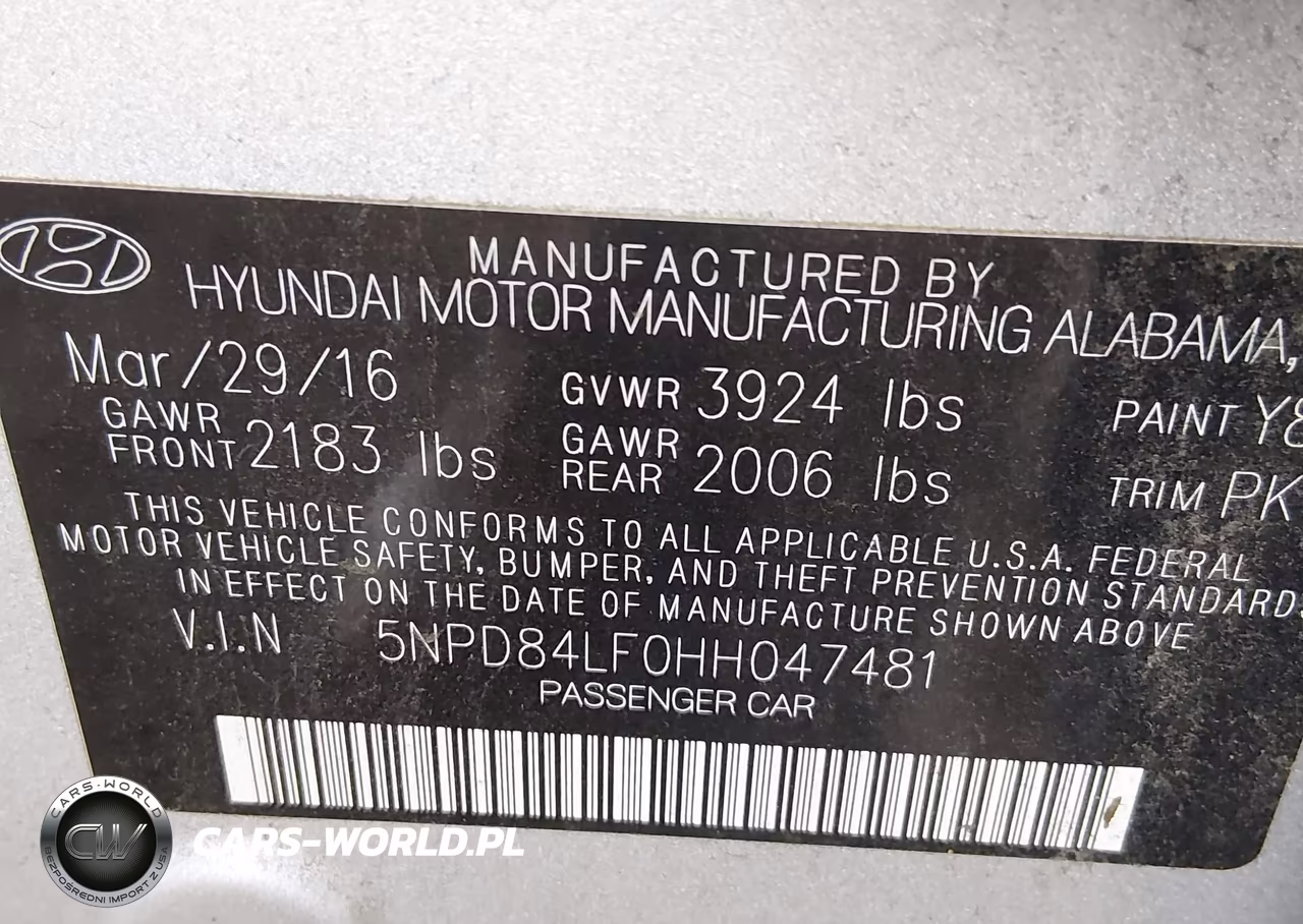 2017 Hyundai Elantra Limited VIN:5NPD84LF0HH047481 - 9
