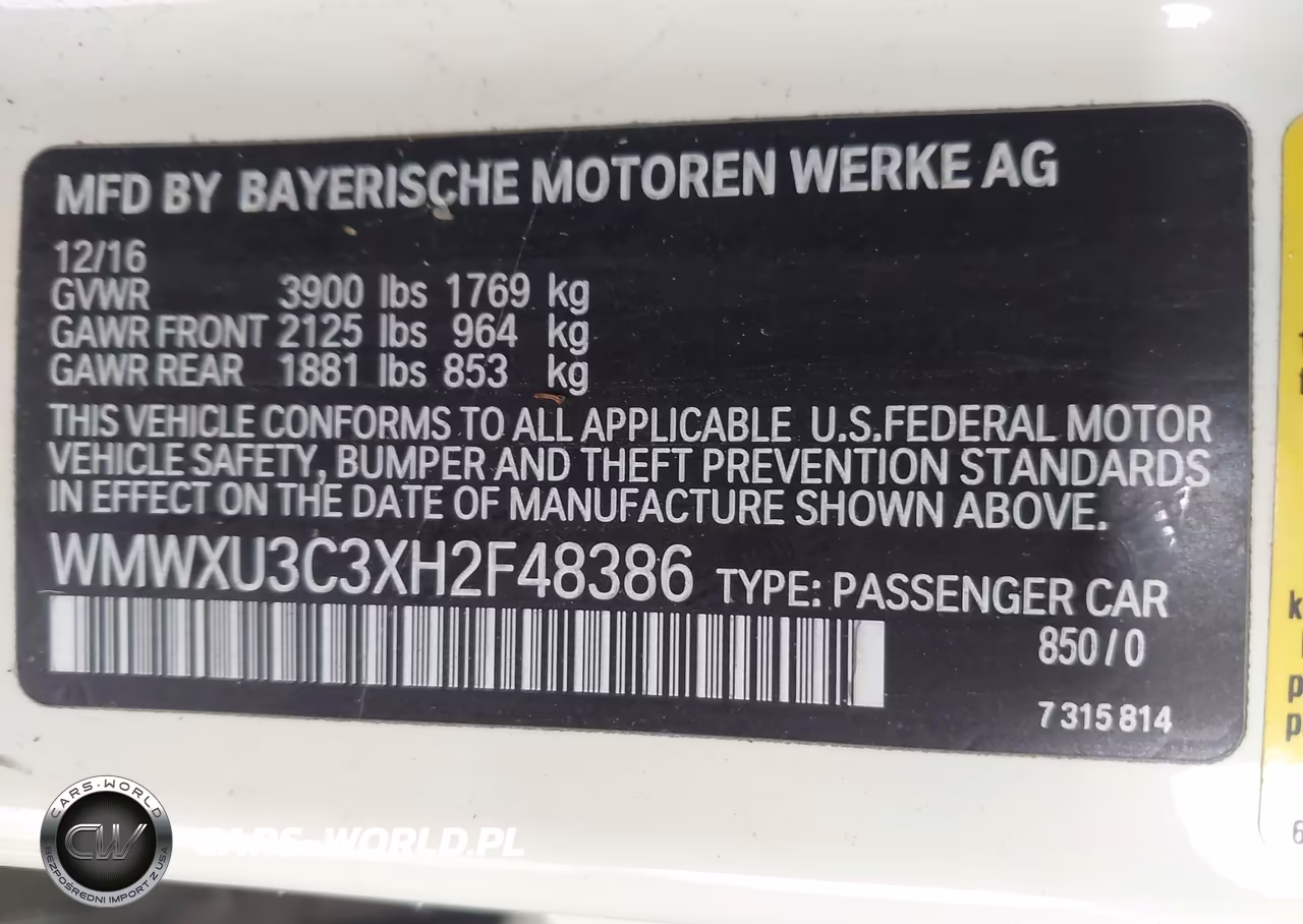 2017 Mini Hardtop Cooper S VIN:WMWXU3C3XH2F48386 - 9