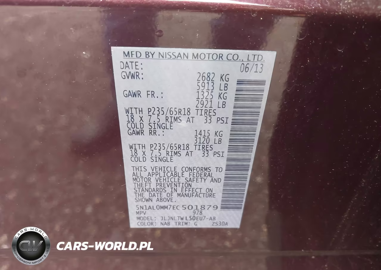2014 Infiniti Qx60 VIN:5N1AL0MM7EC501879 - 9